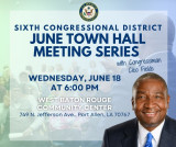 West Baton Rouge Town Hall, June 18