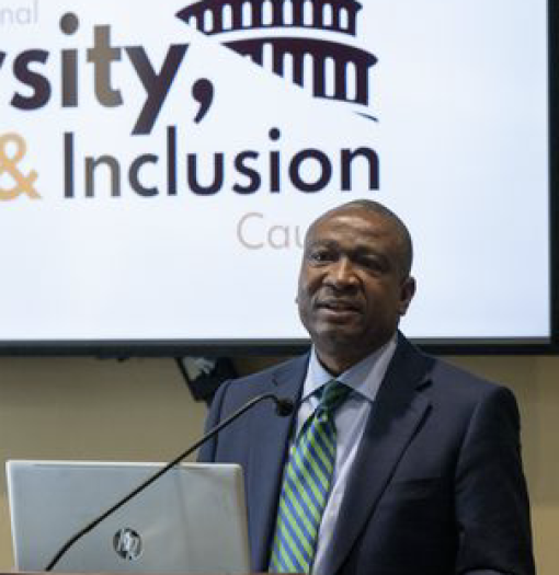 Congressman Fields attends an event for the DEI Caucus 